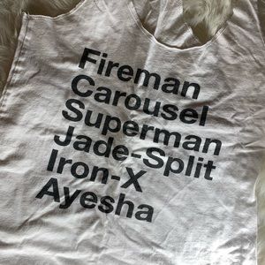 Pole Dance Trick Name Tank Top US Blanks Large